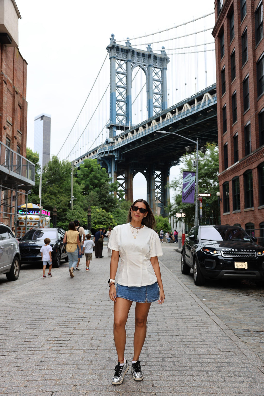 Camiseta Alia Entallada Blanca Para Mujer