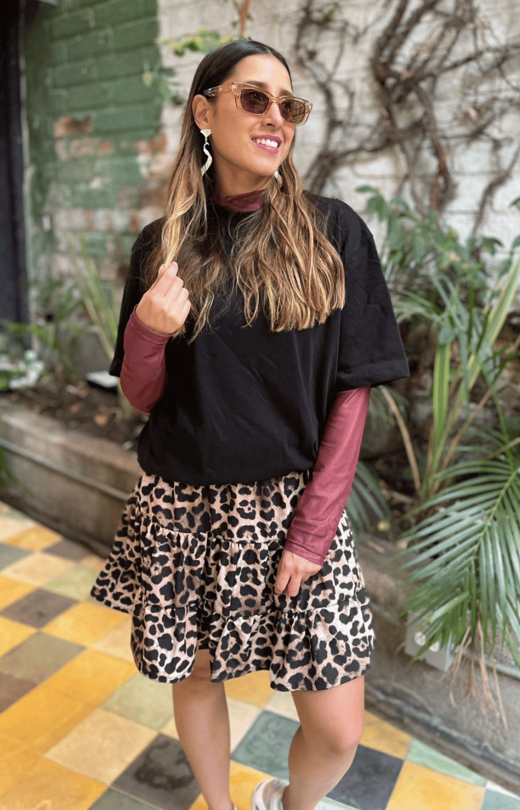 Camiseta Clásica Oversized de 100% Algodón PIMA Negra