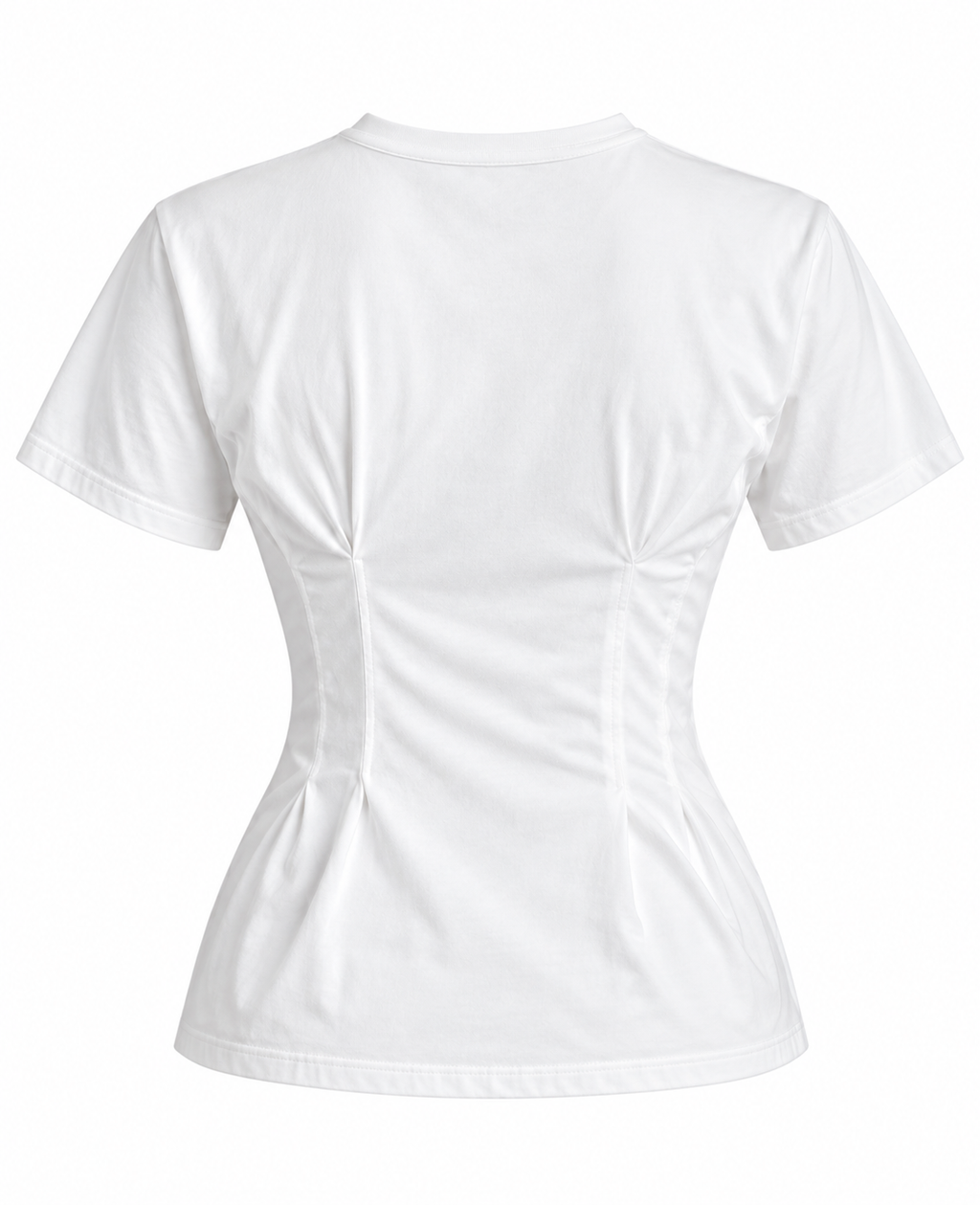 Camiseta Alia Entallada Blanca Para Mujer