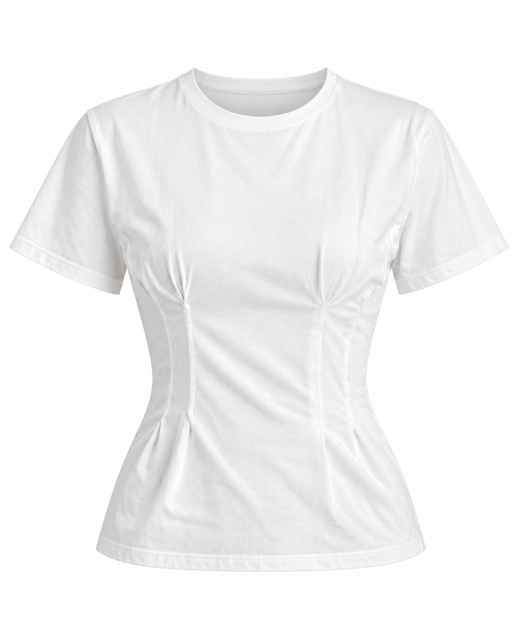 Camiseta Alia Entallada Blanca Para Mujer