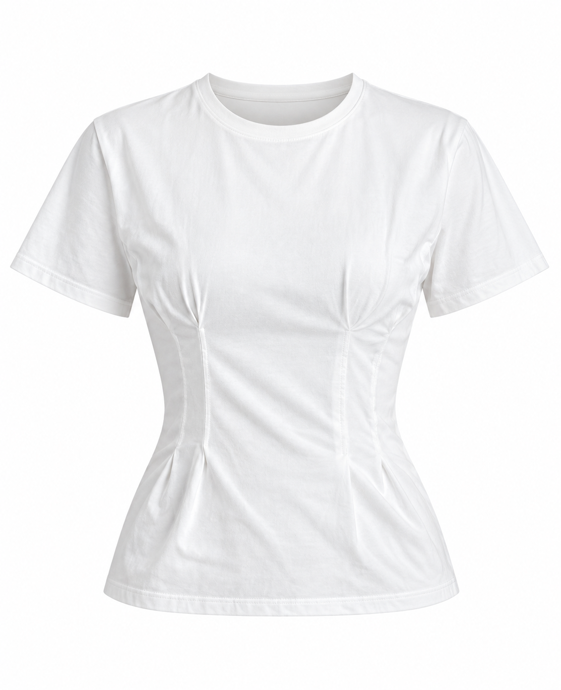 Camiseta Alia Entallada Blanca Para Mujer