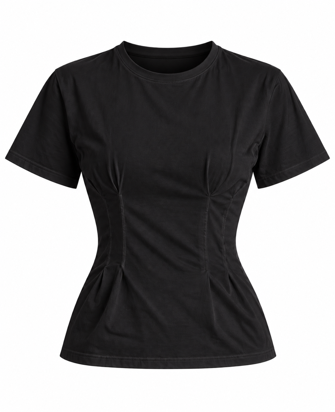 Camiseta Alia Entallada Negra Para Mujer