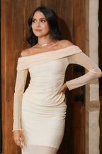 Top Mesh Renacer Amarillo Mantequilla