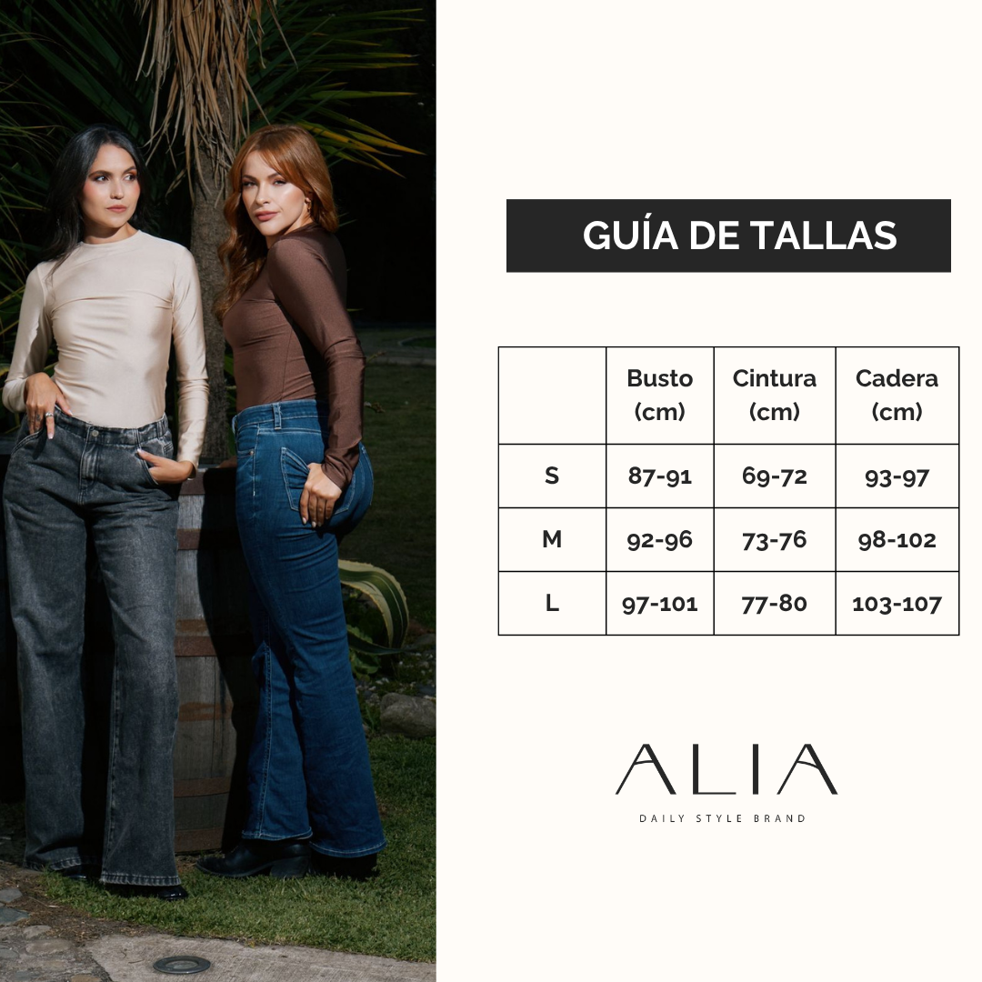 Guía de tallas – Alia Brand