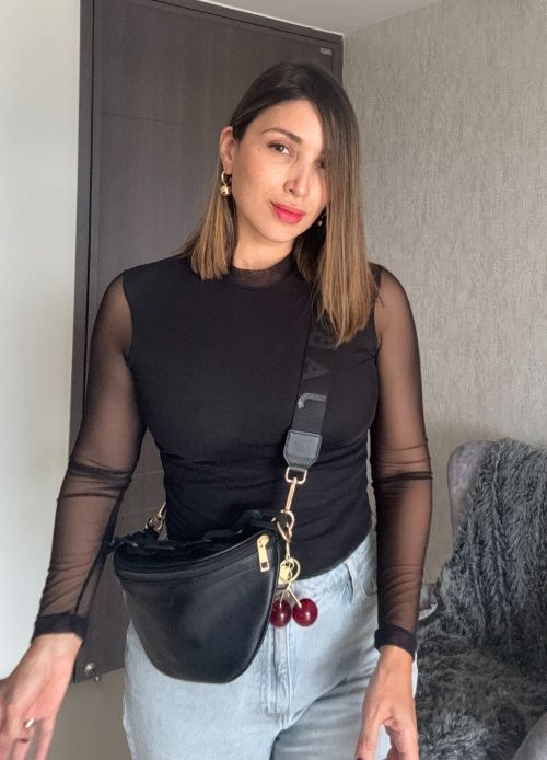 Camibuzo Mesh Negro Alía