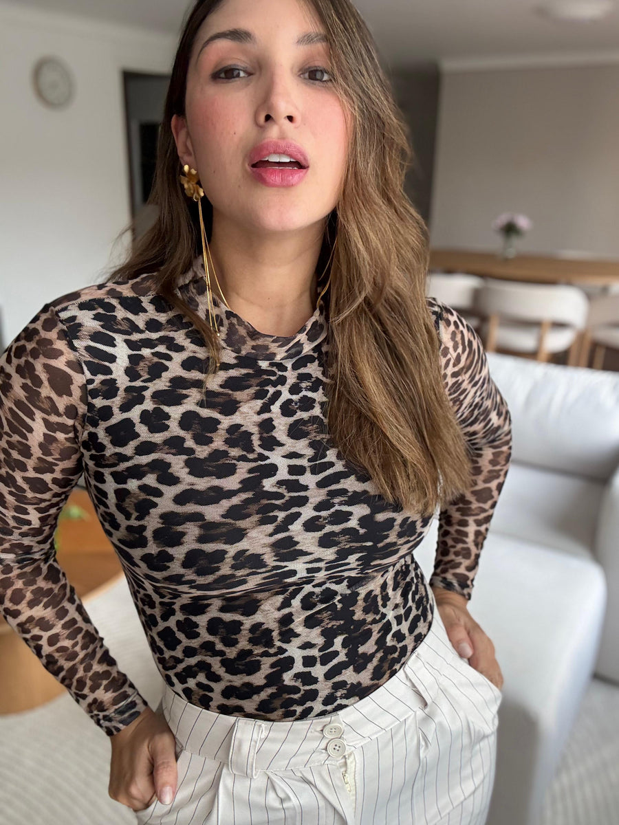 Animal print + blanco