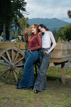 Camibuzo Mesh Vino Tinto con hilos de brillo Luminosa