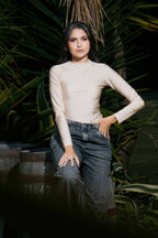 Camibuzo en lycra efecto seda Aura